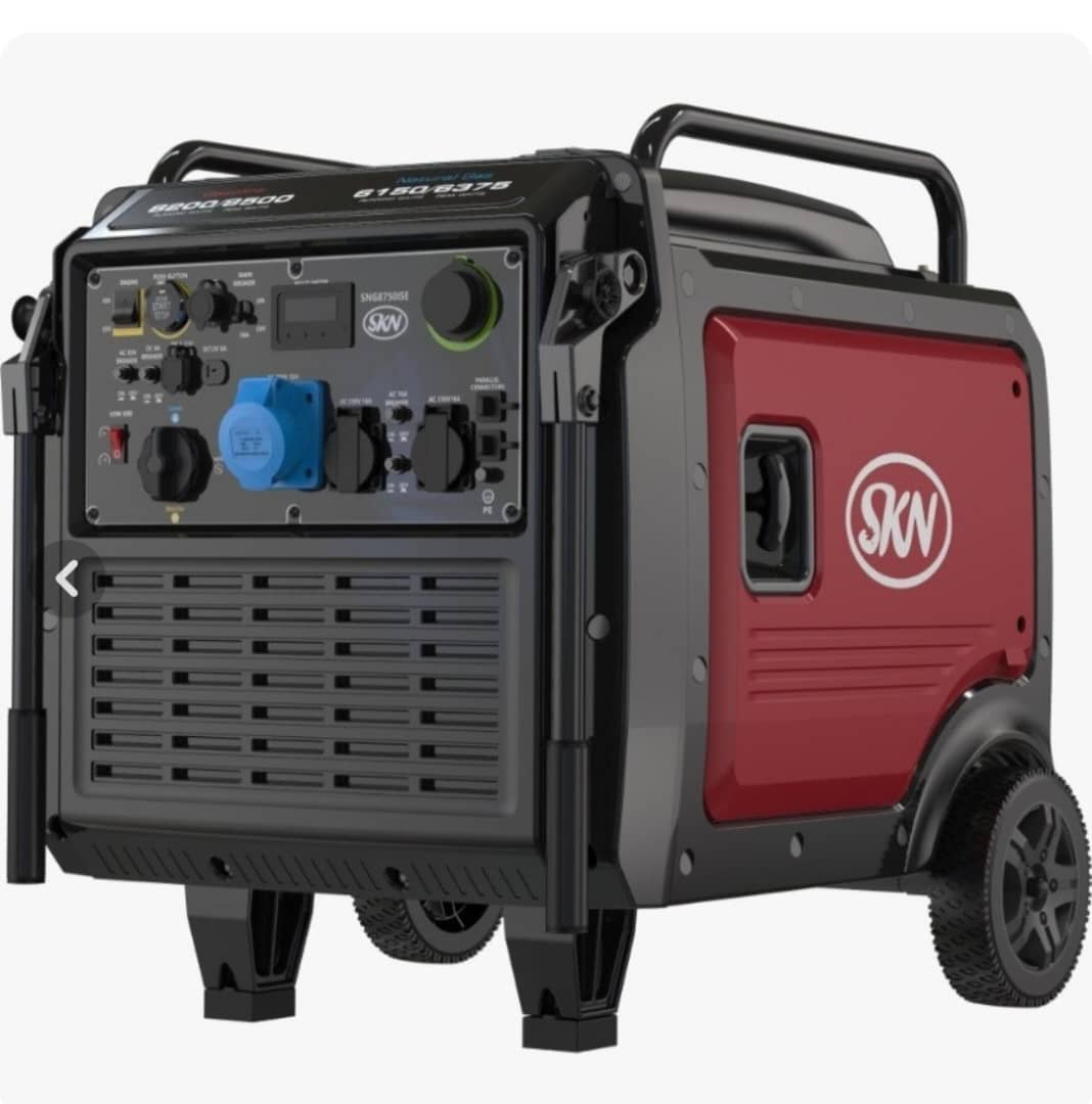 وتور برق 9 کیلووات دو گانه سوز سوپر سایلنت SKN مدل SNG8750iSE